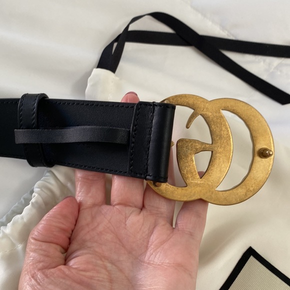 Gucci pearl and gold belt, size 75cm - Picture 4 of 5